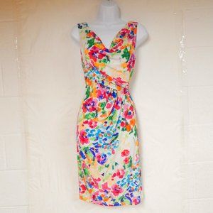 American Living Women's Size 8 Sleeveless Floral Dress